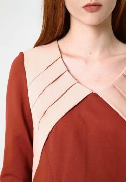 Madam-T Robe De Jour - Terrakotta, Pfirsich -Madam-T Soldes 2022 b553a2d519be429fa50a334fad0b4b73