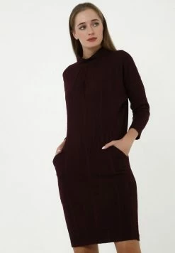 Madam-T MIKADA - Robe Fourreau - Pflaume