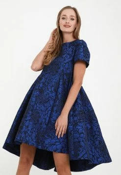 Madam-T SIMFILIY - Robe De Jour - Schwarz, Indigo