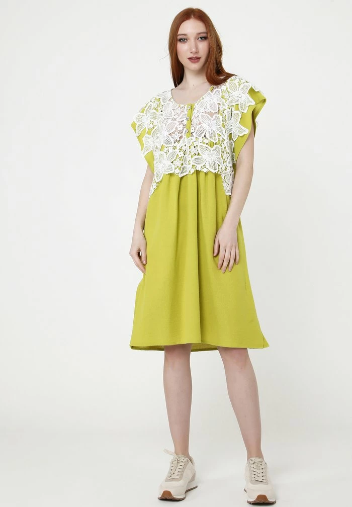 Madam-T SOMMER VEGNA - Robe De Jour - Senf 2 Madam-T SOMMER VEGNA - Robe De Jour - Senf – Image 2