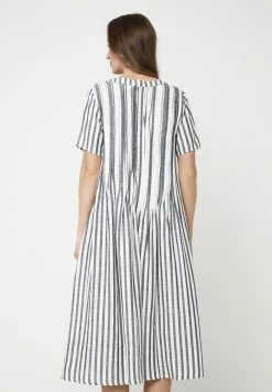 Madam-T DARI - Robe De Jour - Schwarz, Weiß -Madam-T Soldes 2022 b605b7c4042f464eaf52edc13bc02191