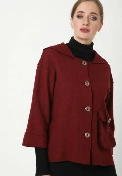 Madam-T PIRA - Gilet - Weinrot -Madam-T Soldes 2022 b6b3fc1eb0af4f1fb686d3b230012dcc