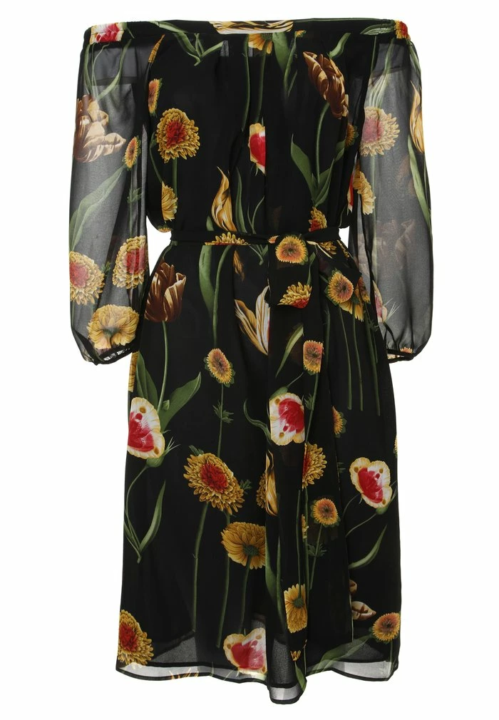 Madam-T Robe De Jour - Schwarz, Gelb 7 Madam-T Robe De Jour - Schwarz, Gelb – Image 7