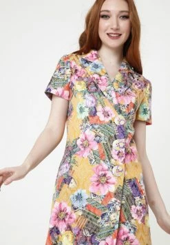 Madam-T Robe Chemise - Senf, Rosa -Madam-T Soldes 2022 b7782c0ac8194e2d9c6b37b82e783ea7