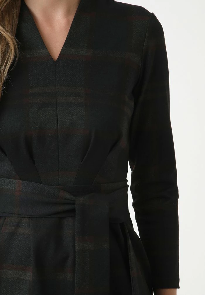 Madam-T LINA - Robe De Jour - Schwarz/ Grün 7 Madam-T LINA - Robe De Jour - Schwarz/ Grün – Image 7