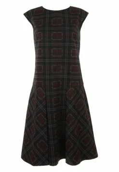 Madam-T GASCONA - Robe De Jour - Wein Rot/grün -Madam-T Soldes 2022 b7f26f19caed4ddf8a8ed8eaab56a034