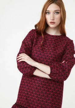 Madam-T FIKERA - Robe De Jour - Schwarz Fuchsia -Madam-T Soldes 2022 b836b6fade3d423e936588767aac6780