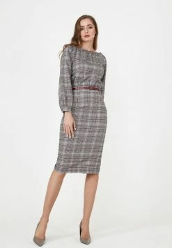 Madam-T KALIPSA - Robe Fourreau - Grünes Leder/burgund 11 Madam-T KALIPSA - Robe Fourreau - Grünes Leder/burgund -Madam-T Soldes 2022 b84bb7f091524373a0955cbcfc4e3008