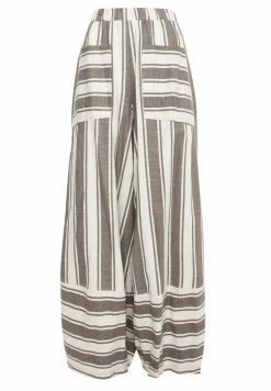 Madam-T CABULA - Pantalon Classique - Hellbraun/weiß -Madam-T Soldes 2022 b8597bc44e1d46d0afecfb314efb5b0c