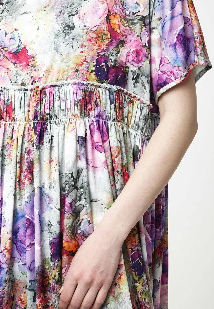 Madam-T OFELIA - Robe De Jour - Grau, Lila 6 Madam-T OFELIA - Robe De Jour - Grau, Lila – Image 6