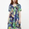 Madam-T ZEFIRA - Robe De Jour - Kornblume Blau/lila