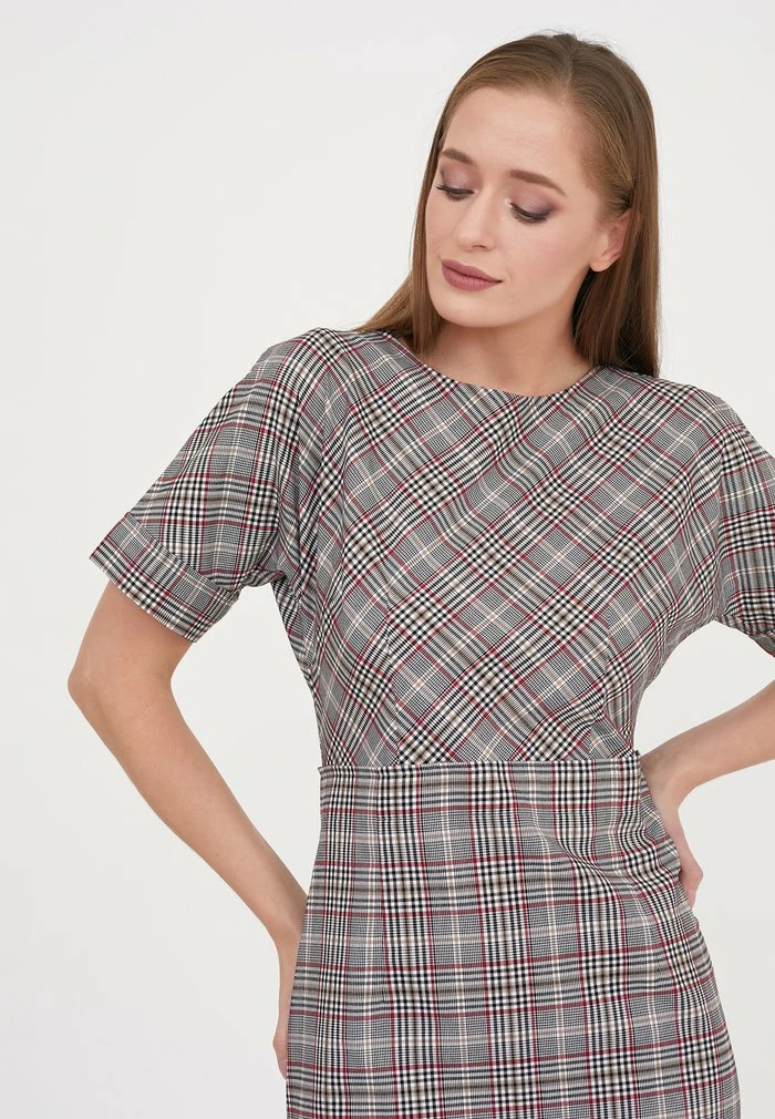 Madam-T ALTEA - Robe Fourreau - Grünes Leder/ Burgund. 4 Madam-T ALTEA - Robe Fourreau - Grünes Leder/ Burgund. – Image 4