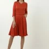 Madam-T Robe De Jour - Terrakotta