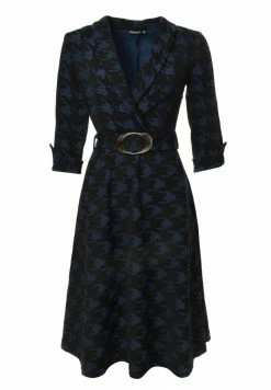 Madam-T NENSI - Robe De Jour - Schwarz, Blau -Madam-T Soldes 2022 b94d6140dbc84d5783a2ec0a1fb617c5