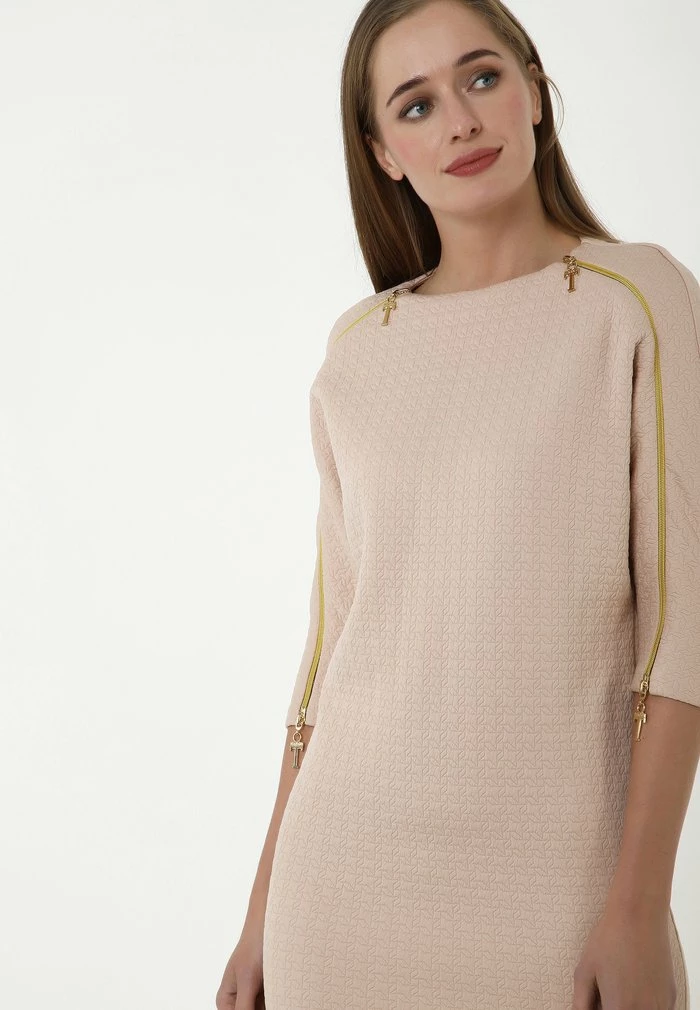 Madam-T ASTRIA - Robe De Jour - Beige 6 Madam-T ASTRIA - Robe De Jour - Beige – Image 6