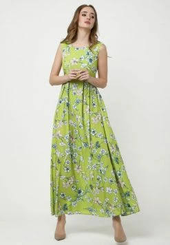 Madam-T KANTRI - Robe Longue - Hellgrün, Weiß 14 Madam-T KANTRI - Robe Longue - Hellgrün, Weiß -Madam-T Soldes 2022 b9ad5625365843129e6e86648c8f0eab