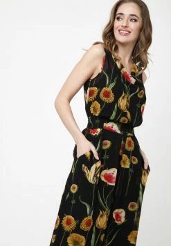 Madam-T ZAKIA - Robe De Jour - Schwarz, Gelb -Madam-T Soldes 2022 ba7e7c049f964d33b251359389d6aad5