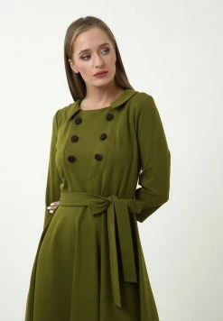 Madam-T VESTA - Robe De Jour - Khakifarben 8 Madam-T VESTA - Robe De Jour - Khakifarben -Madam-T Soldes 2022 bb38990b0413476f9d522e97d462aa0c