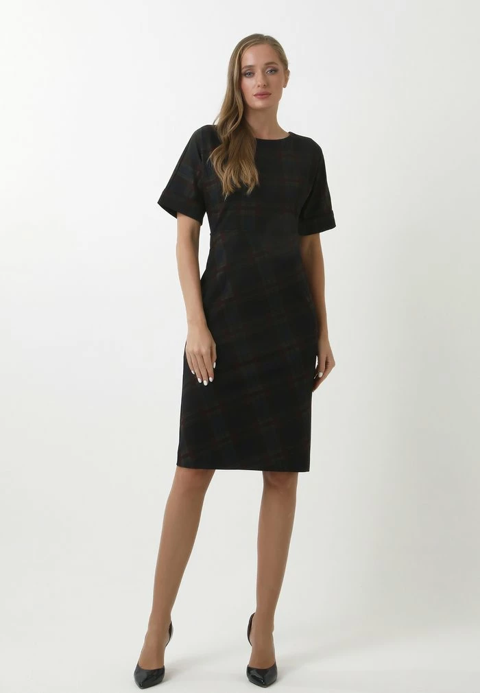 Madam-T Robe Fourreau - Blue Denim 2 Madam-T Robe Fourreau - Blue Denim – Image 2