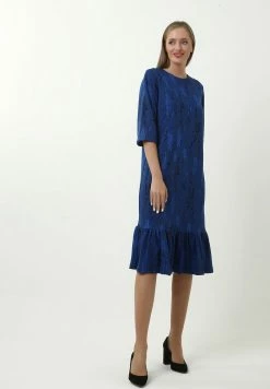 Madam-T Robe De Jour - Indigo -Madam-T Soldes 2022 bc2a6b3646294a1689f6fcdb87ecc1e8