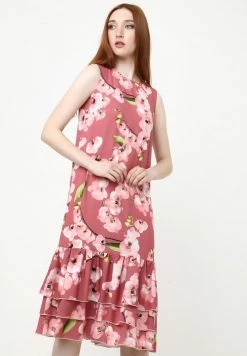 Madam-T GAISA - Robe De Jour - Rosa, Grün -Madam-T Soldes 2022 bc974612f1084e5fa051a5922abdde2a