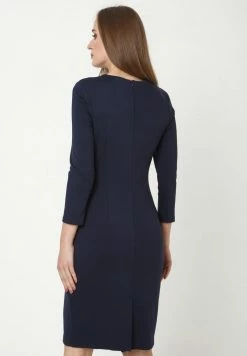 Madam-T AMRITA - Robe Fourreau - Blau, Kornblumenblau -Madam-T Soldes 2022 bcbbefe90cae47febd0e2897fc29f599