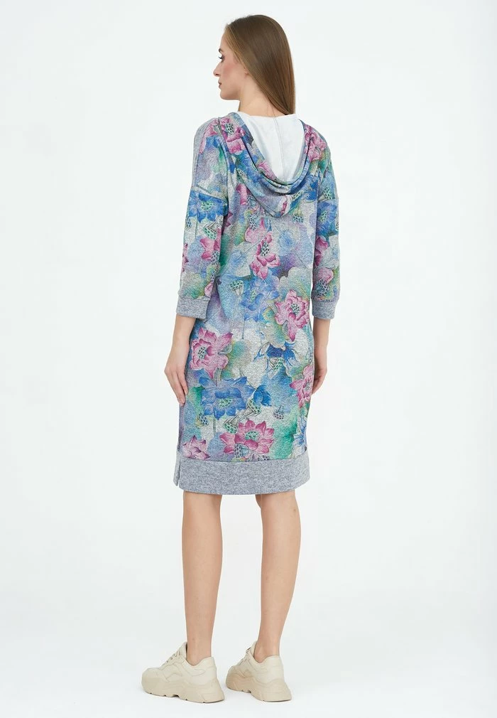 Madam-T VEGETA - Robe De Jour - Hellblau/lila 3 Madam-T VEGETA - Robe De Jour - Hellblau/lila – Image 3