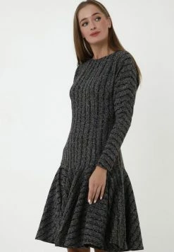 Madam-T SAMARA - Robe Pull - Grau Hellbraun 15 Madam-T SAMARA - Robe Pull - Grau Hellbraun -Madam-T Soldes 2022 bd8a353857424147bed995ffc266ac54