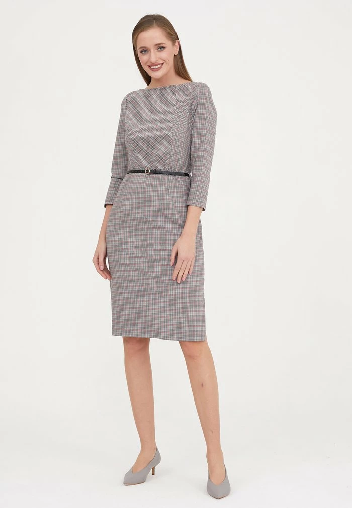 Madam-T MUARA - Robe Fourreau - Grüner Vogel/rosa 6 Madam-T MUARA - Robe Fourreau - Grüner Vogel/rosa – Image 6