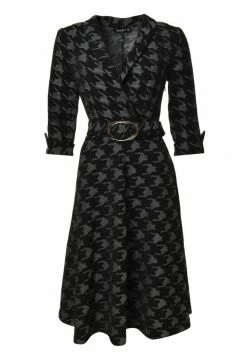 Madam-T NENSI - Robe De Jour - Schwarz, Weiß -Madam-T Soldes 2022 be3b42c5f7ab4d56ad64f501d28f2243