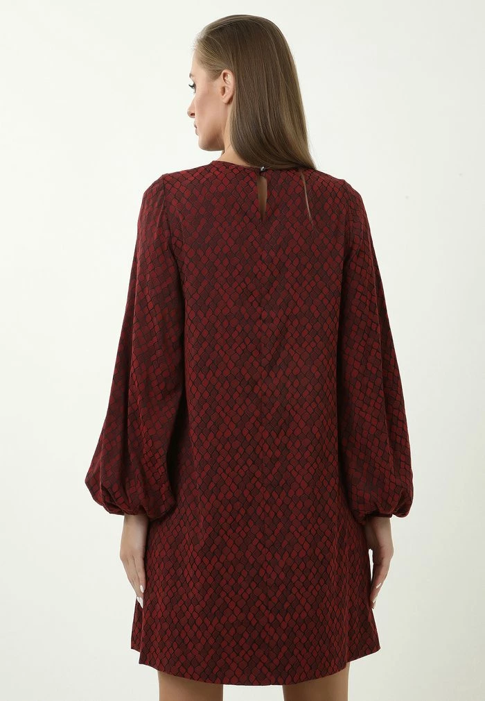 Madam-T KREAMA - Robe De Jour - Kastanienbraun 3 Madam-T KREAMA - Robe De Jour - Kastanienbraun – Image 3