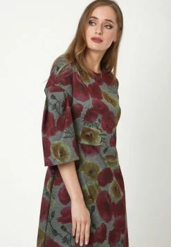 Madam-T VIRGINIE - Robe De Jour - Grau, Senf -Madam-T Soldes 2022 be5d83739d864e4490689c058e1e67e6