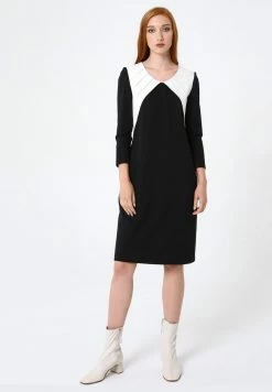 Madam-T Robe De Jour - Schwarz-weiss