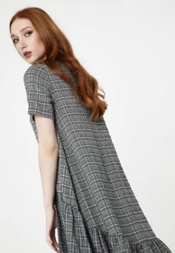 Madam-T Robe De Jour - Grau, Schwarz -Madam-T Soldes 2022 be920fb6a0294e86b547e3cbb7c9f4e6