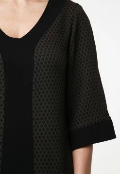 Madam-T REINA - Robe De Jour - Schwarz/ Khaki -Madam-T Soldes 2022 bec848f79d2f48ec9b5ddcb9fc54f1ce