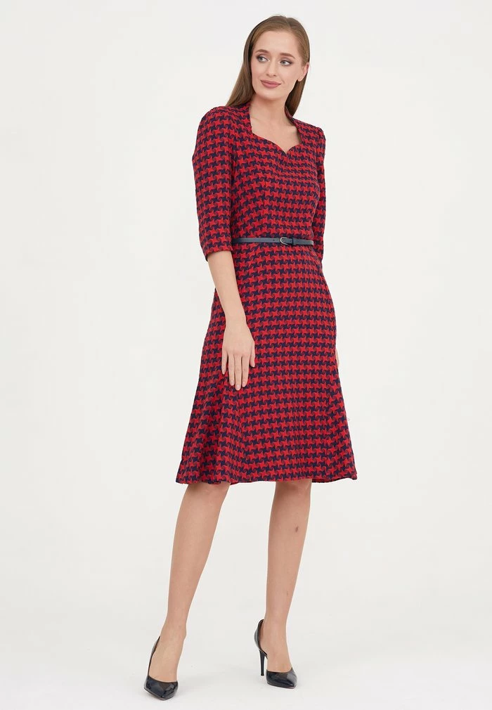 Madam-T LUNA - Robe De Jour - Rot/blau 7 Madam-T LUNA - Robe De Jour - Rot/blau – Image 7