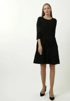 Madam-T Robe De Jour - Schwarz -Madam-T Soldes 2022 bee29b1c75e8404fa0f6ec2a5b32a306