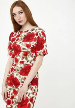 Madam-T JUDY - Robe Fourreau - Milchig/rot -Madam-T Soldes 2022 bf1a146d0b574710be0ac0a0aebcac8e