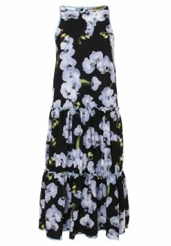 Madam-T LAZURINA - Robe De Jour - Schwarz, Blau -Madam-T Soldes 2022 bf306965becb4cfd8c4b6bf1716919c9