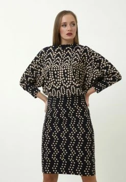 Madam-T Robe Fourreau - Black