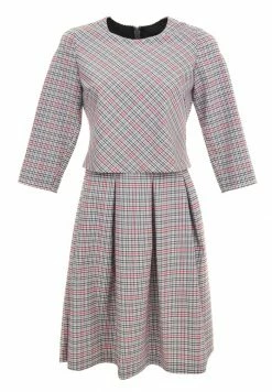 Madam-T OTRA - Robe De Jour - Grüner Zig/rot -Madam-T Soldes 2022 bf93feb92b1d45569bce96c06e267d22