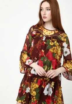 Madam-T EDEMIA - Robe De Jour - Wein Rot/rot -Madam-T Soldes 2022 bf963995c9544b17a6e6425b6b09b230