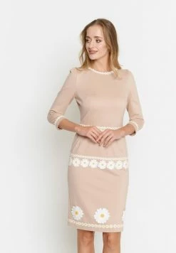 Madam-T RECANA - Robe De Jour - Beige