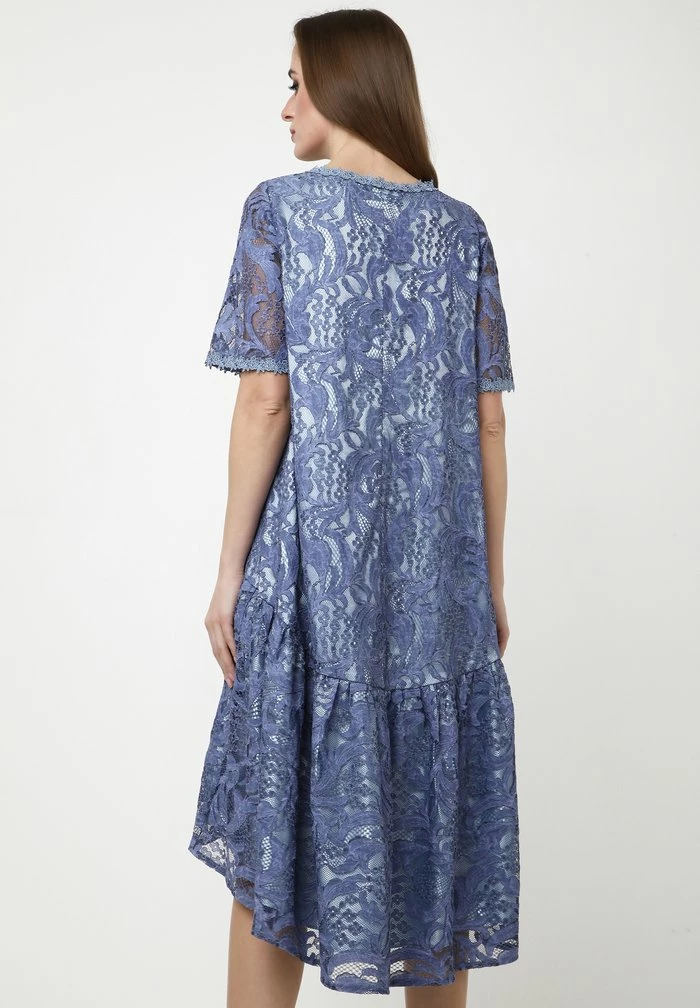 Madam-T EVA - Robe De Jour - Indigo 3 Madam-T EVA - Robe De Jour - Indigo – Image 3