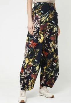 Madam-T Pantalon Classique - Blau, Gelb -Madam-T Soldes 2022 c0989102e5114a7c97d90e68f76ad1f3