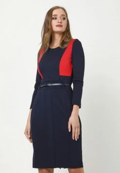 Madam-T AMBONA - Robe Fourreau - Koralle Blau