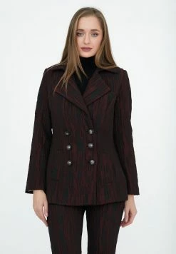 Madam-T KSIA - Blazer - Black/maroon
