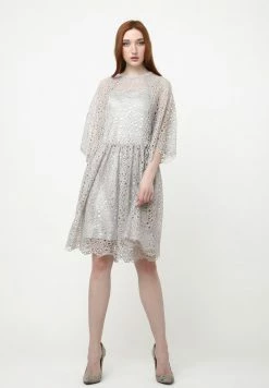 Madam-T ADAMASA - Robe De Soirée - Grau -Madam-T Soldes 2022 c13e21e5747f4d5798c5a5c33015bfc0