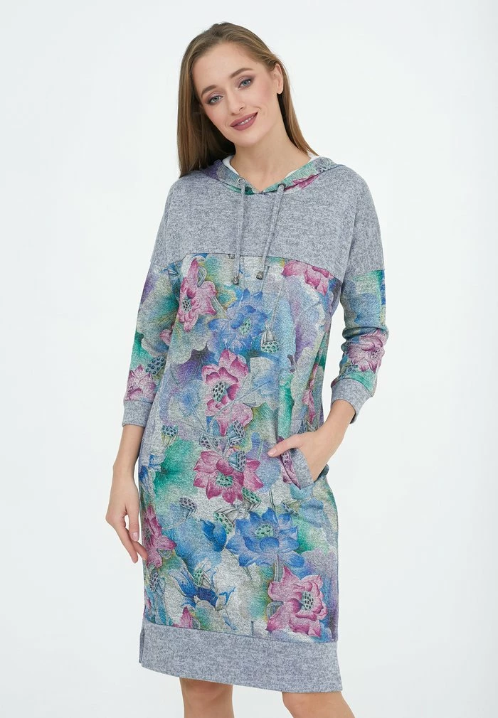 Madam-T VEGETA - Robe De Jour - Hellblau/lila 1 Madam-T VEGETA - Robe De Jour - Hellblau/lila
