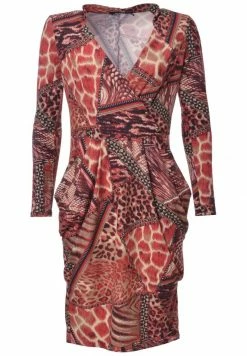 Madam-T COSTA - Robe Fourreau - Beige Emmanine Rot -Madam-T Soldes 2022 c1fc262fae594f7180aa90986fee6232